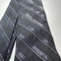 Black Striped George Tie, Men's Ties, Striped Tie