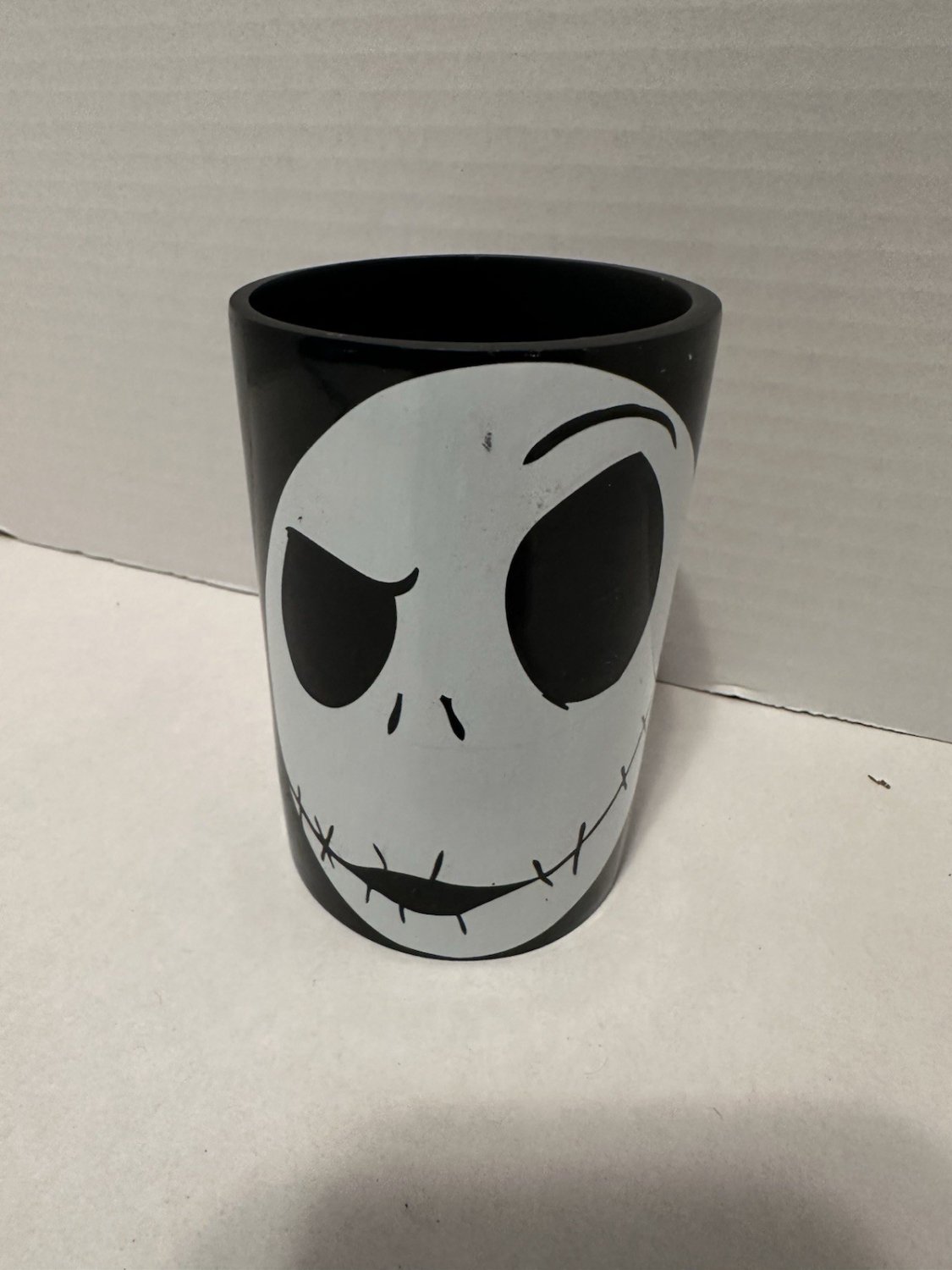 Disney Nightmare Before Christmas Jack Skellington Heavy Plastic Tumbler