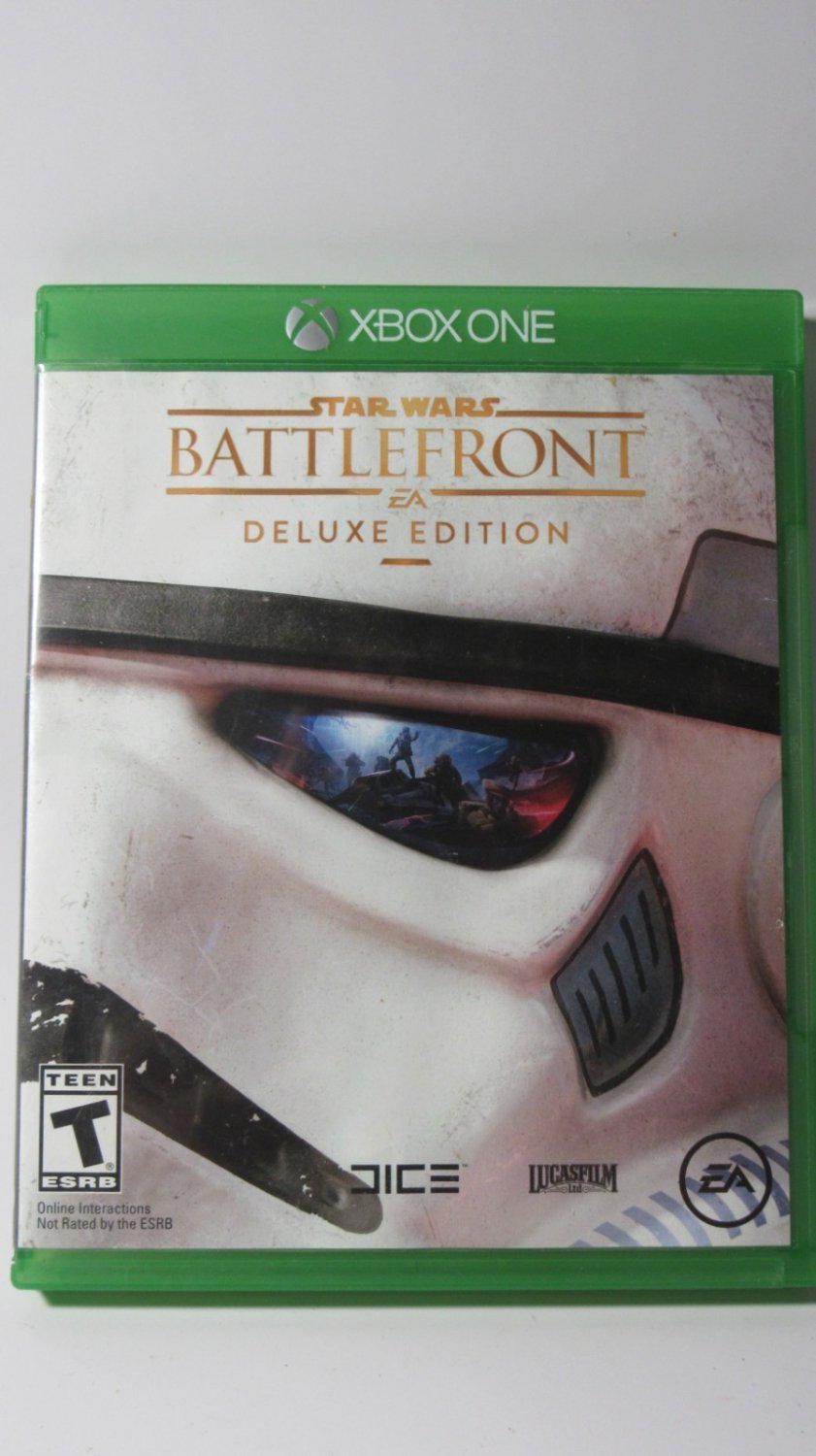 Star Wars: Battlefront Deluxe Edition (Xbox One) - Disc, Case & Insert