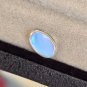 Royal Blue Sheen Moonstone Oval Cabochon, Sri Lanka Loose Gemstone for Ring