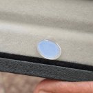 Electric Blue Sheen Moonstone Oval Cabochon, Ceylon Gemstone for Low Setting Ring