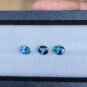 Natural Blue Spinel Lot 3Pcs Oval Pear Shapes Gem Parcel
