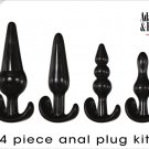4 Piece Anal Plug Kit
