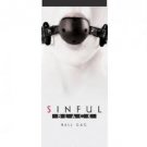 Sinful Ball Gag - Black Sinful Ball Gag - Black