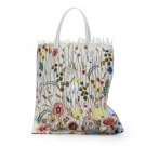 Embroidered Lace Flower Shoulder Bag | Handmade Mesh Floral Tote Bag | Large Capacity Beach Embroidered Lace Flower Shoulder Bag | Handmade Mesh Floral Tote Bag | Large Capacity Beach