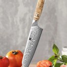 5.8 Inch 67-Layer Damascus Steel Bunka Chef Knife – Premium Kitchen Knife with Wood Handle 5.8 Inch 67-Layer Damascus Steel Bunka Chef Knife – Premium Kitchen Knife with Wood Handle