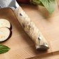 5.8 Inch 67-Layer Damascus Steel Bunka Chef Knife &acirc;�� Premium Kitchen Knife with Wood Handle