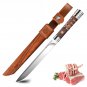 M390 Steel Meat Cutting Knife Set 62HRC Ultra Sharp Chef Kitchen Knives