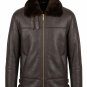 Men's Vintage Bomber Aviator Real Leather Jacket