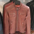 Men's Real Leather Jacket Brown Motorcycle Racer Biker Genuine Leather Jacket Men's Real Leather Jacket Brown Motorcycle Racer Biker Genuine Leather Jacket
