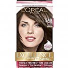 L'Oreal Paris Excellence Crème MOCHA ASH BROWN 5AB Permanent Hair Color