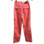 Judy Blue High Rise Cargo Straight Jeans in Pink, Size 1/25