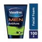Vaseline Men Facial Foam Anti-Acne Face Wash Reduce Bacteria 3 x 100 g.