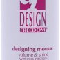 Zotos Design Freedom DF Designing Hair Mousse Volume Shine 10.5 oz, 2 Pack