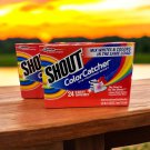 Shout Color Catcher For All Water Temperature, Dye-Trapping 24 Sheets, 2 Pack Shout Color Catcher For All Water Temperature, Dye-Trapping 24 Sheets, 2 Pack