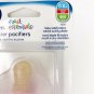 Gerber First Essentials Soft-Center Pacifier BLUE & WHITE 0-6 Months, 2 Pack