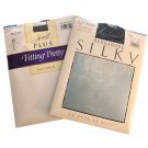 Berkshire Silky Sheer Leg Control Top Queen Pantyhose Navy 2 pk Vintage 3X - 4X Berkshire Silky Sheer Leg Control Top Queen Pantyhose Navy 2 pk Vintage 3X - 4X