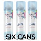 Secret POWDER FRESH 24HR Aerosol Antiperspirant Deodorant Spray 6oz, 6 Cans Secret POWDER FRESH 24HR Aerosol Antiperspirant Deodorant Spray 6oz, 6 Cans