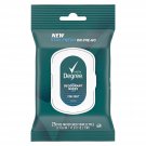 Men Degree Deodorant Wipes 25 Pre Moistened Towelettes Cool Rush