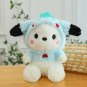 Transform Into Pikachu Blue Stuffed Toy Animal - Cute 8-inch