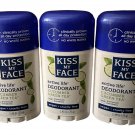 3 Pack Kiss My Face Deodorant PF Active Life Stick Cucumber Green Tea 2.48 Oz 3 Pack Kiss My Face Deodorant PF Active Life Stick Cucumber Green Tea 2.48 Oz