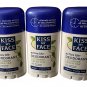 3 Pack Kiss My Face Deodorant PF Active Life Stick Cucumber Green Tea 2.48 Oz