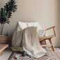 Baloo Weighted Adult Blanket Comforter 25 lb King Pebble White, 92x108
