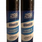 Woolite Carpet Upholstery Triple Action Foam Cleaner Odor Stain Remover 12oz, 2X