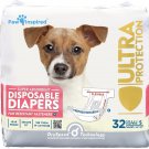 32 Paw Inspired Dog Diapers Female Disposable Puppy Dogs in Heat SMALL 32 Paw Inspired Dog Diapers Female Disposable Puppy Dogs in Heat SMALL