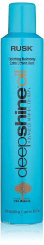 Rusk Deep Shine Oil Shaping HairSpray, Strong Hold By Rusk, 10.6 Oz, 4 Pack