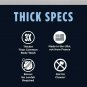 Duke Cannon Thick Body Wash Midnight Swim Sea Grass & Sandalwood 17.5 oz, 3 Pack