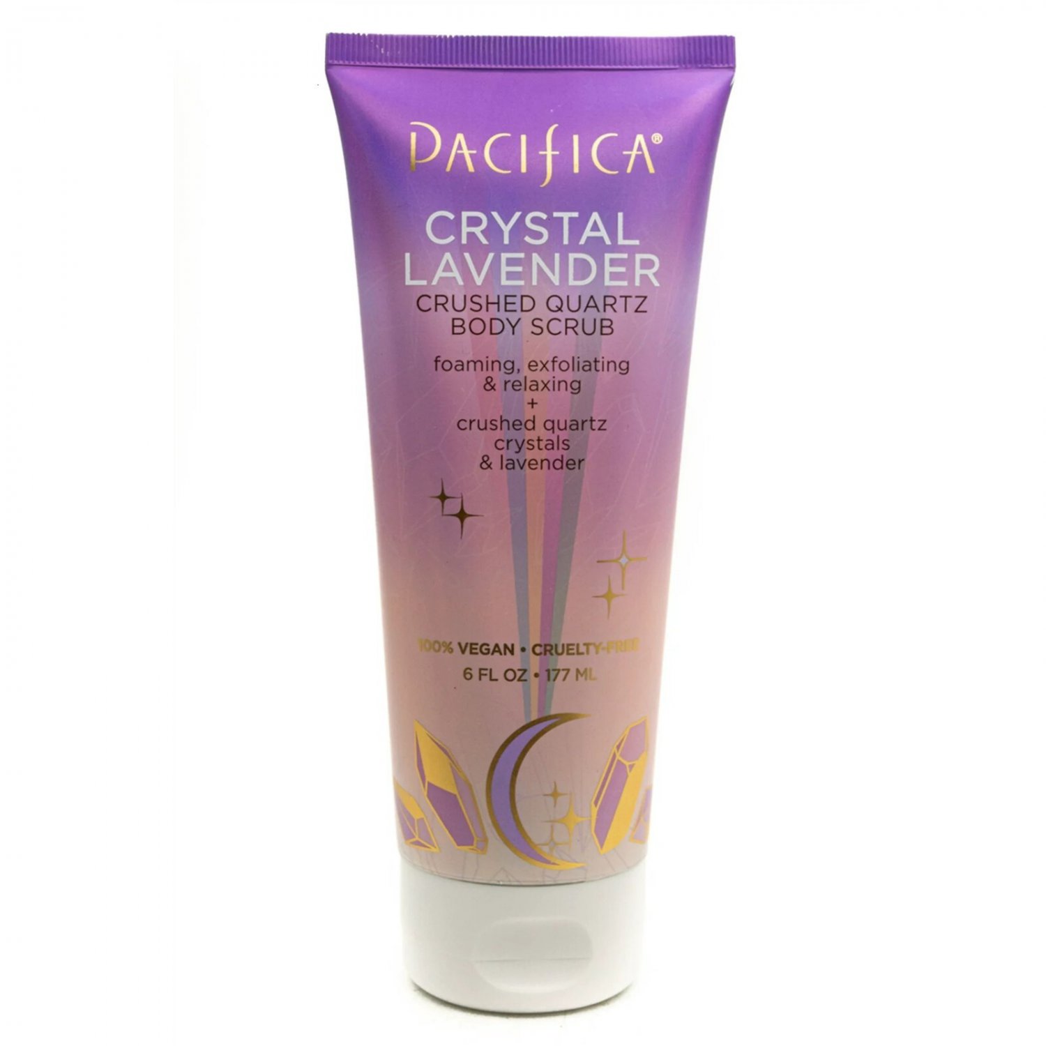 Pacifica CRYSTAL LAVENDER Crushed Quartz Body Scrub 6 fl oz