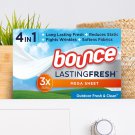 BOUNCE Dryer Sheets Mega Sheet - Outdoor Fresh & Clean, 65 Count Box, 130 Count