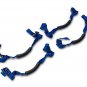 4x Blue Top Roll Bar Grab Handles Grip for Jeep Wrangler YJ TJ JK JK JL 4-Door