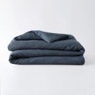 Baloo French Linen Full Queen 60x80 Duvet Cover Navy Blue & Standard Shams Set Baloo French Linen Full Queen 60x80 Duvet Cover Navy Blue & Standard Shams Set