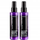Matrix Total Results Color Obsessed Miracle Treat 12 Spray 4.2oz Lot of 2 Bundle