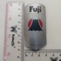 Fuji Bicycle Head Badge Vintage Stainless Steel Silver Emblem, Handmade Etched Metal Frame Shield
