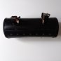 Handmade Leather Bicycle Frame Bag Handlebar Tool Roll Compact Cylindrical Bike Storage Pouch New