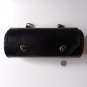 Handmade Leather Bicycle Frame Bag Handlebar Tool Roll Compact Cylindrical Bike Storage Pouch New