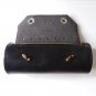 Handmade Leather Bicycle Frame Bag Handlebar Tool Roll Compact Cylindrical Bike Storage Pouch New