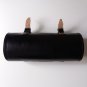 Handmade Leather Bicycle Frame Bag Handlebar Tool Roll Compact Cylindrical Bike Storage Pouch New