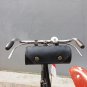 Handmade Leather Bicycle Frame Bag Handlebar Tool Roll Compact Cylindrical Bike Storage Pouch New
