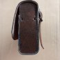 Handmade Dark Brown Leather Bicycle Tool Bag Name Holder Vintage Frame Pouch Compact Bike Saddle