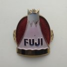 NOS Fuji Japan Bicycle Head Badge Vintage 1990s Aluminum Embossed Emblem Rare Bike Frame Logo New NOS Fuji Japan Bicycle Head Badge Vintage 1990s Aluminum Embossed Emblem Rare Bike Frame Logo New