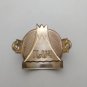 NOS Fuji Japan Bicycle Head Badge Vintage 1990s Aluminum Embossed Emblem Rare Bike Frame Logo New
