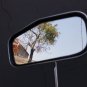 Rectangle Bicycle Mirror Pair Metal Chromed Clamp Taiwan Made Spy Reflector Retro Cruiser New