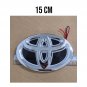 Toyota LED Emblem Rear Logo Blue Glow Badge Light 12cm 13cm 14cm 15cm Trunk Accent Waterproof 1pc