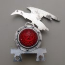 Vintage Aluminum Crow Silver Bird Emblem Reflector Bicycle Motorbike Front Mudguard Mascot NOS New Vintage Aluminum Crow Silver Bird Emblem Reflector Bicycle Motorbike Front Mudguard Mascot NOS New