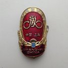Forever Shanghai China Emblem Head Badge Used Aluminum Red Gold White Blue Vintage Bike Logo New Forever Shanghai China Emblem Head Badge Used Aluminum Red Gold White Blue Vintage Bike Logo New
