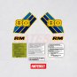 Suzuki RM80 RM 80 1986 Decal Sticker Set Reproduction Vinyl Gloss Laminated NOS